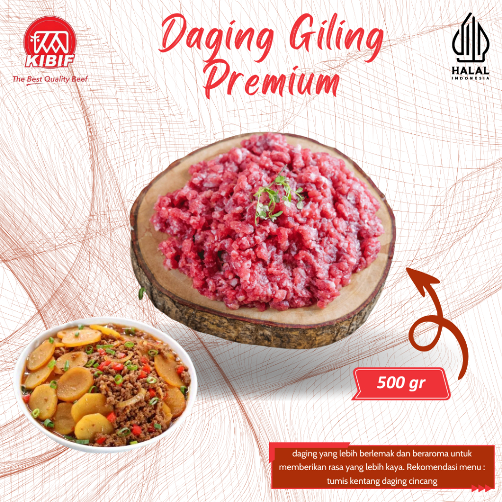 

Daging giling premium 500 gr