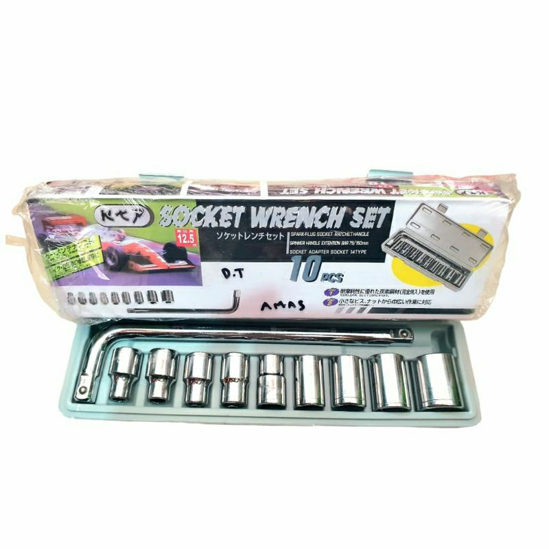 Kunci socket set RRT 10pcs