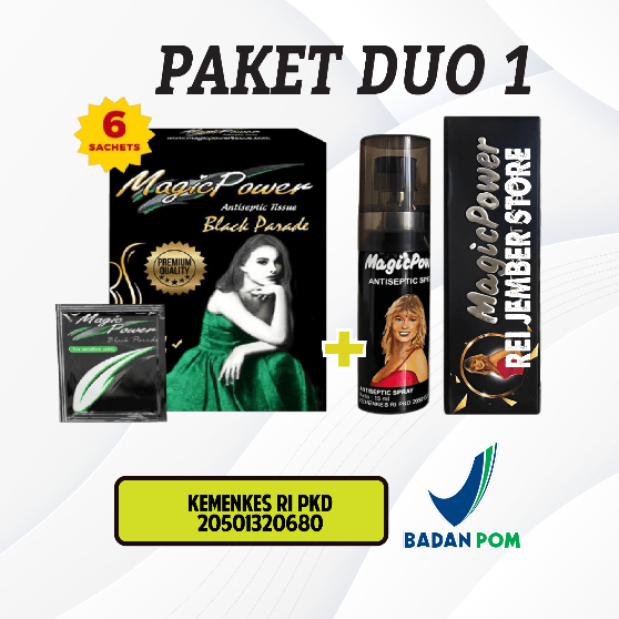 Paket Magic Power spray original dan tissue