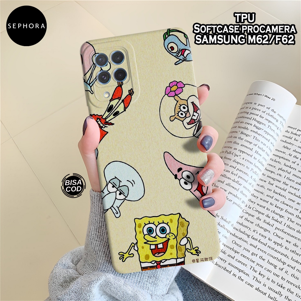Case Samsung M62 / F62 Terbaru - Fashion Case Cartoon - Softcase Samsung M62 / F62 - Case Pro Camera