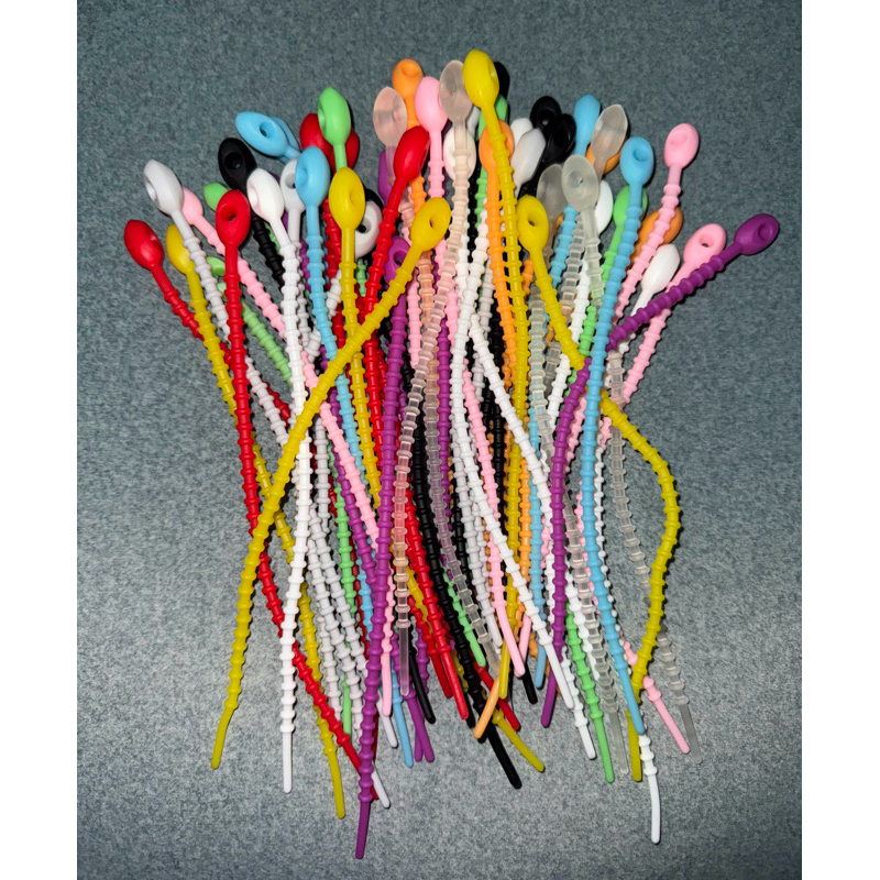 Cable Ties Jelly (Kabel Ties Silicon) / Gantungan Silikon + Admin