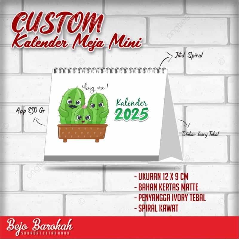 

KALENDER MEJA MINI / KALENDER KECIL / KALENDER DUDUK / KALENDER MURAH