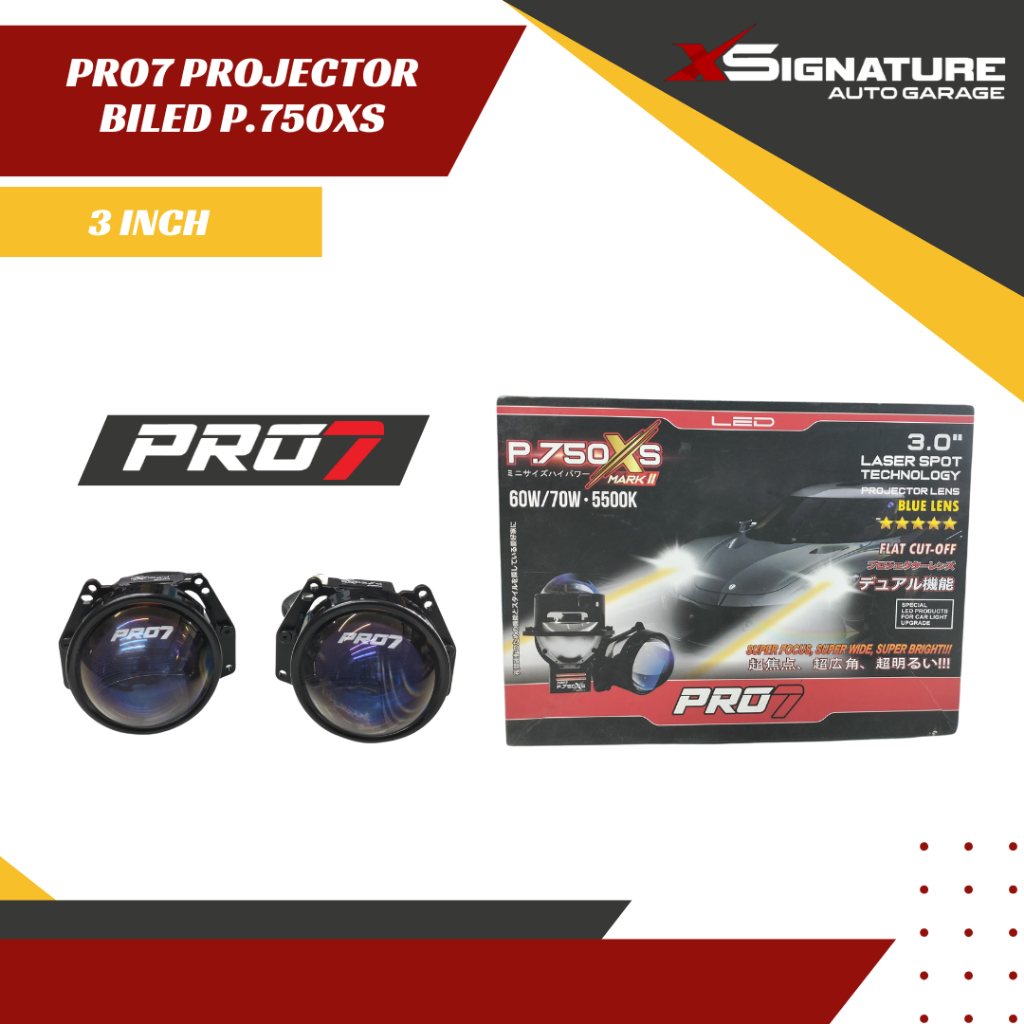 PRO7 PROJECTOR BILED P.750XS 3 INCH