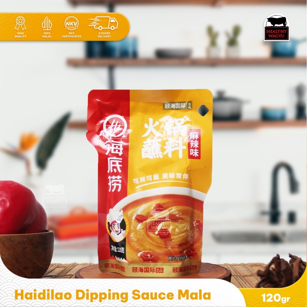 

Haidilao Dipping Sauce Mala Flavor Saus Cocol Hotpot 120gr