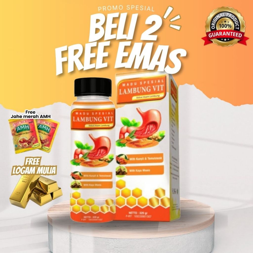 Madu BRAVINA LAMBUNGVIT | Madu Spesial Lambung Vit