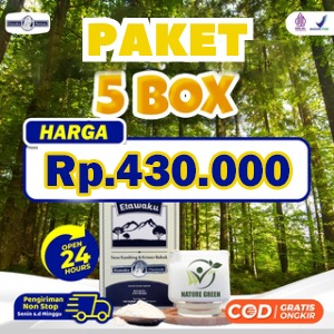 

Paket 5 Box Etawaku Platinum Susu Kambing Etawa Bubuk Solusi Atasi Masalah Pernafasan Isi 200gr