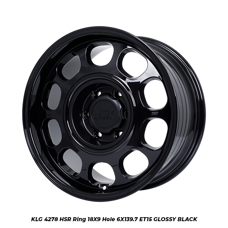 Velg Mobil Ring 18 HSR KLG PCD 6X139,7 Velg HSR Model KALENG R18 Lebar 9 Pajero Fortuner