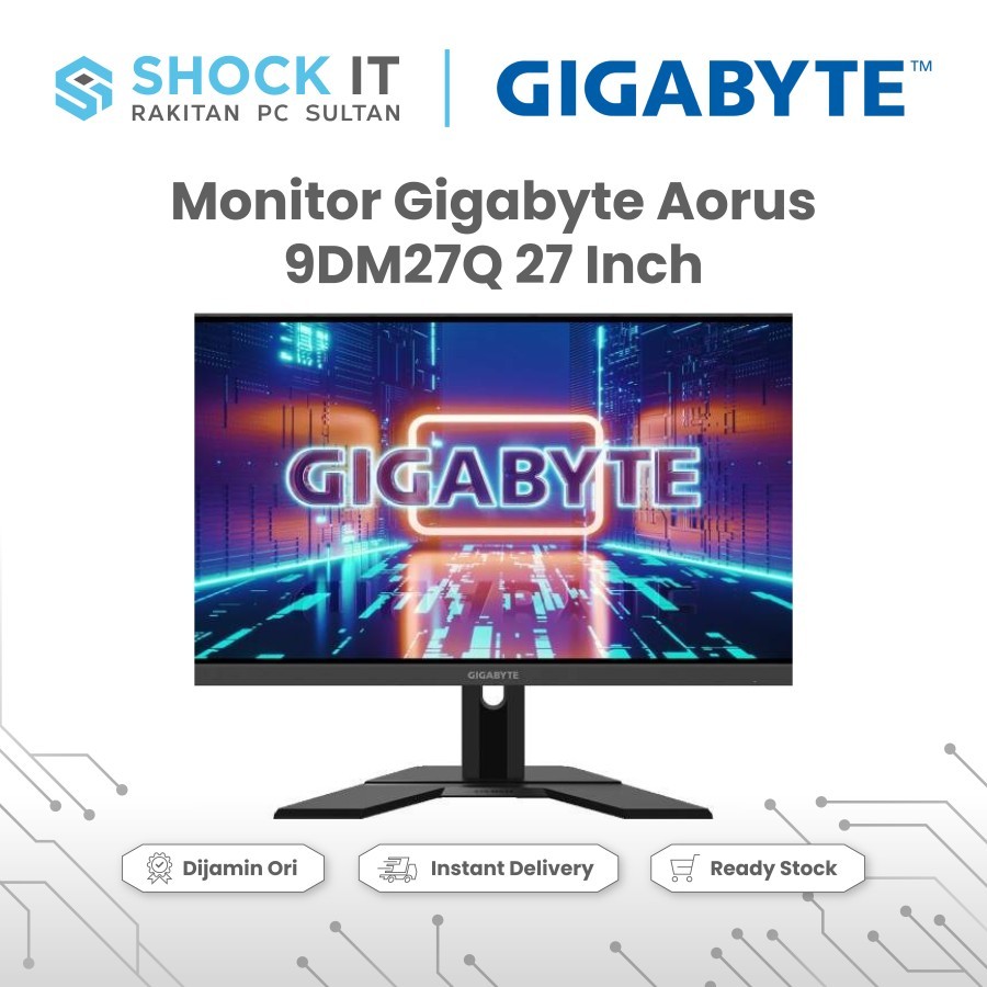 GIGABYTE M27Q Gaming Monitor QHD 1440 170HZ - MONITOR GAMING - MONITOR GIGABYTE