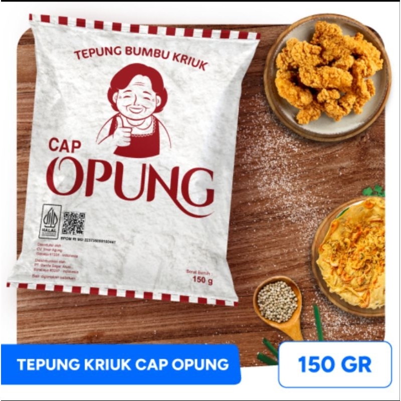 

Tepung bumbu cap opung 150 gr