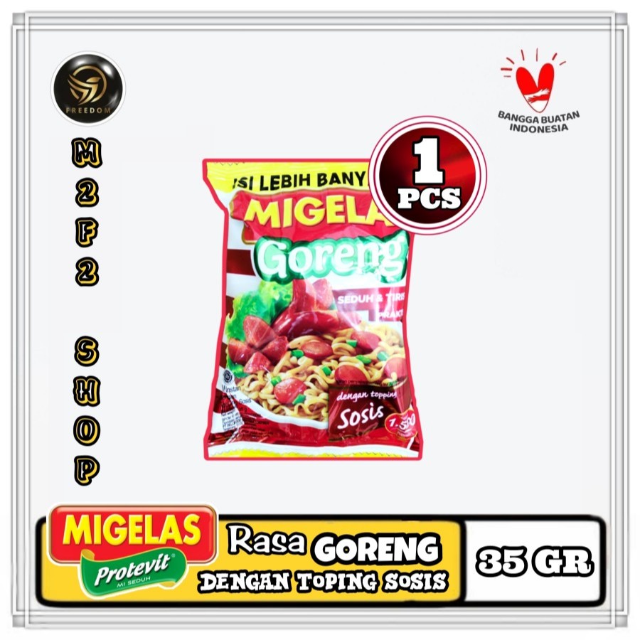 

MIGELAS Protevit Mie Gelas Seduh Mie Goreng Rasa Original Sachet - 35 gr (Kemasan Satuan)