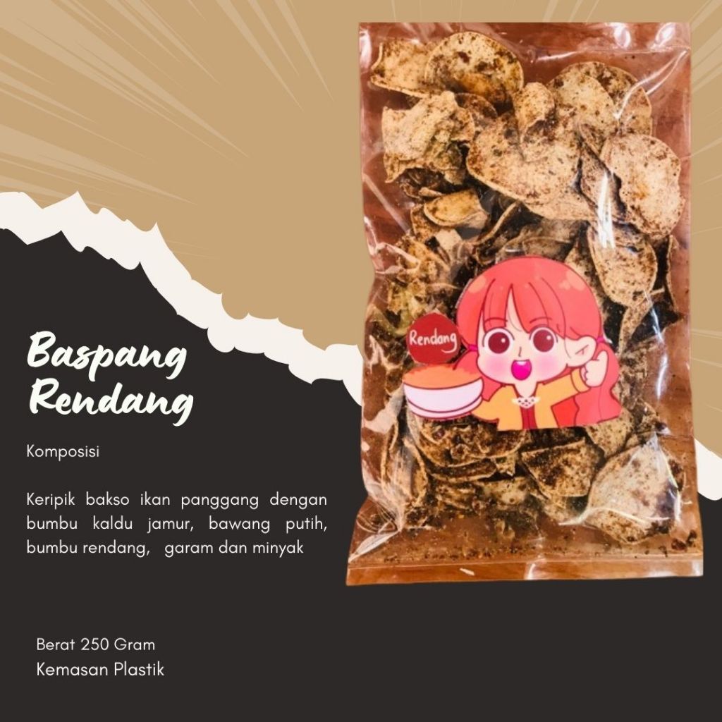 

Keripik Bakso Ikan Panggang (BASPANG) - Rendang