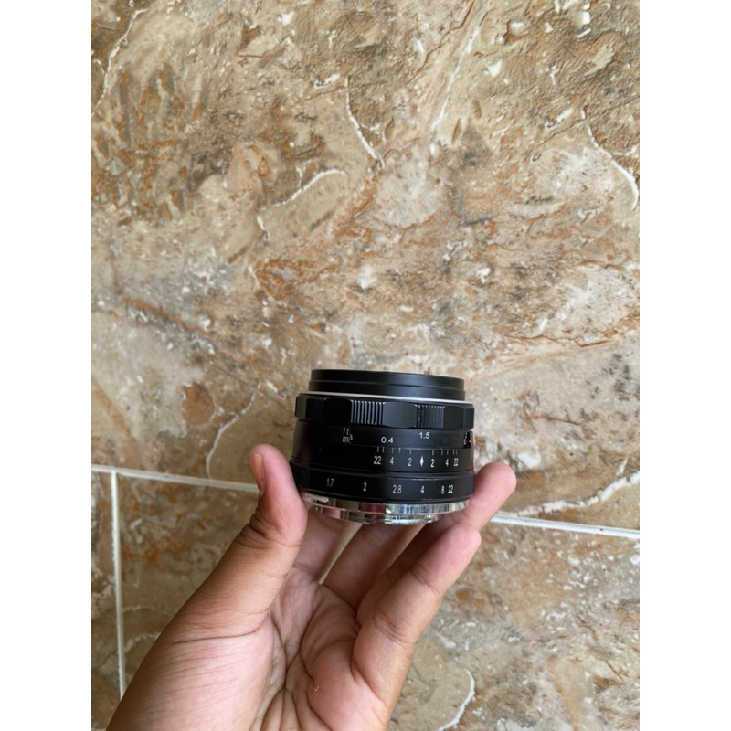 Lensa Fix Meike 35mm F1.7 For Mirrorless Fujifilm