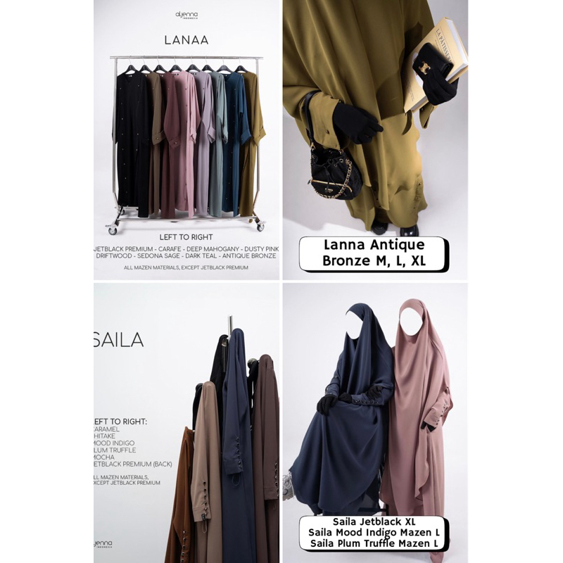 ALJENNA •SAILA ALJENNA • SAILA SIZE BLACK S, M, L, XL, XXL • LANNA ALJENNA