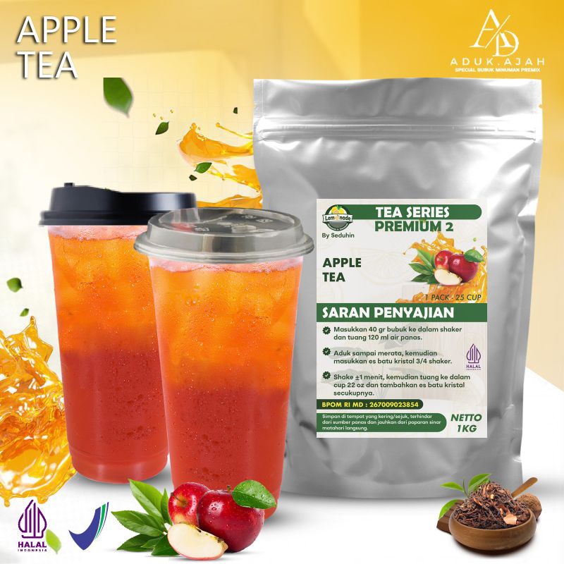 

BUBUK MINUMAN /APPLE TEA1KG/ Minuman Bubuk Instan