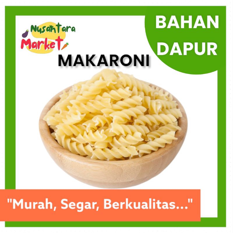 

MAKARONI | 50GR | NUSANTARA MARKET MAKRONI