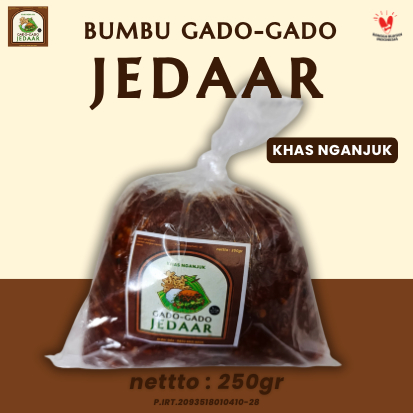 

Bumbu Gado-Gado Jedaar asli Nganjuk - 250gr