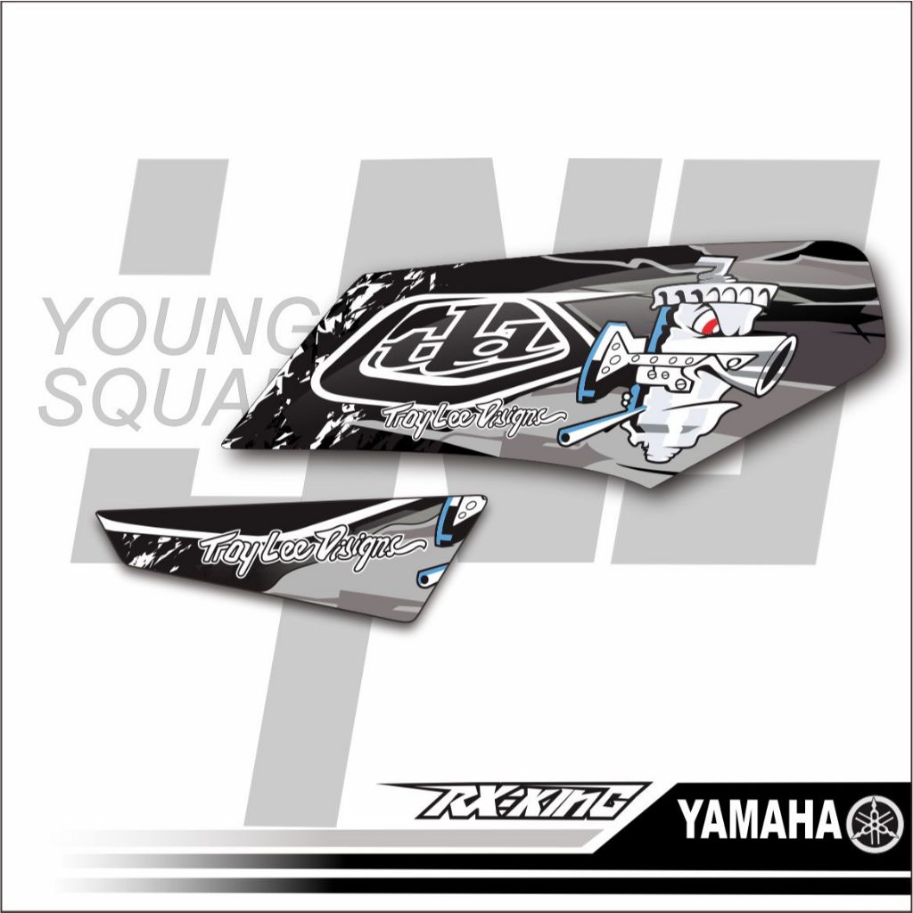 Striping Rx King Variasi - sticker Motor Variasi Rx King - COD Rx King 105 by young squad