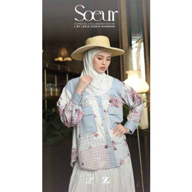 pl eowin blouse LBy LCB x zaskia sungkar