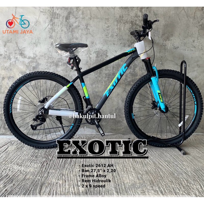 Sepeda  Gunung MTB ring 27,5 Exotic 2612 AH ukuran 27,5 inch | sepeda Gunubg Exotic 2612 AH | Sepeda