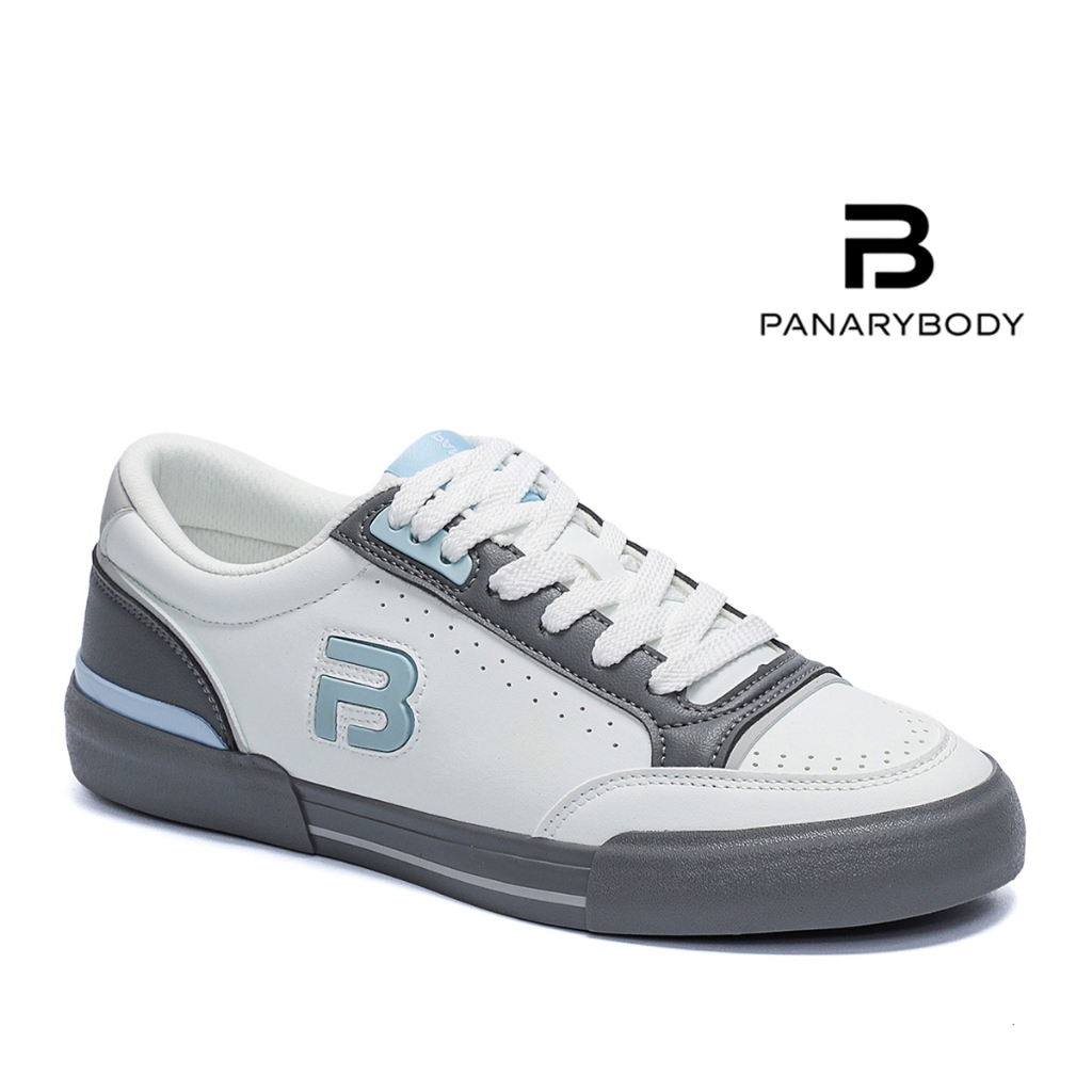 PANARYBODY Sepatu Pria Sepatu Putih Abu TH2401 Sepatu Ringan Anti Slip Nyaman Dipakai