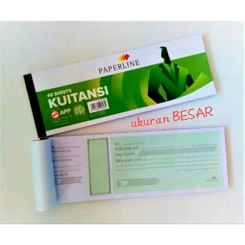 

Kuitansi PAPERLINE ukuran BESAR