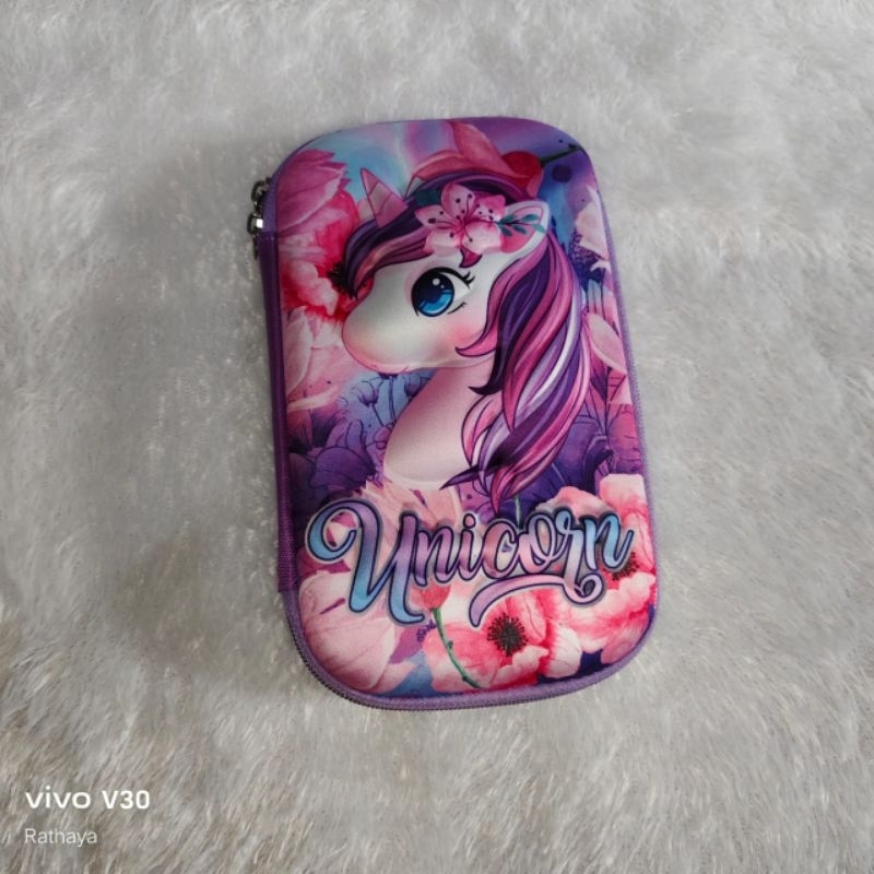 

kotak pensil 3D case box pensil karakter lucu kartun kuda pony Kitty bear terbaru