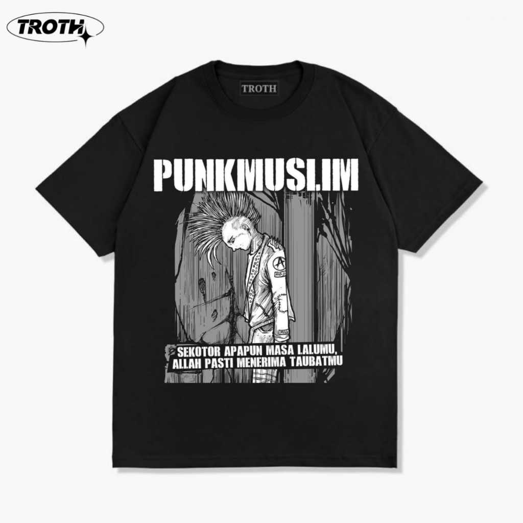 Troth tshirt kaos punk muslim