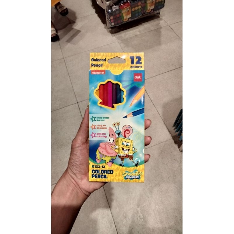 

Pensil warna Spongebob Squarepants 12 warna