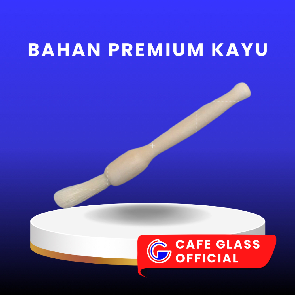Kuas Kayu Kue Kering Nastar Premium | Food Grade Brush Wood | Kuas Telur Bake | HIPPO B-0092