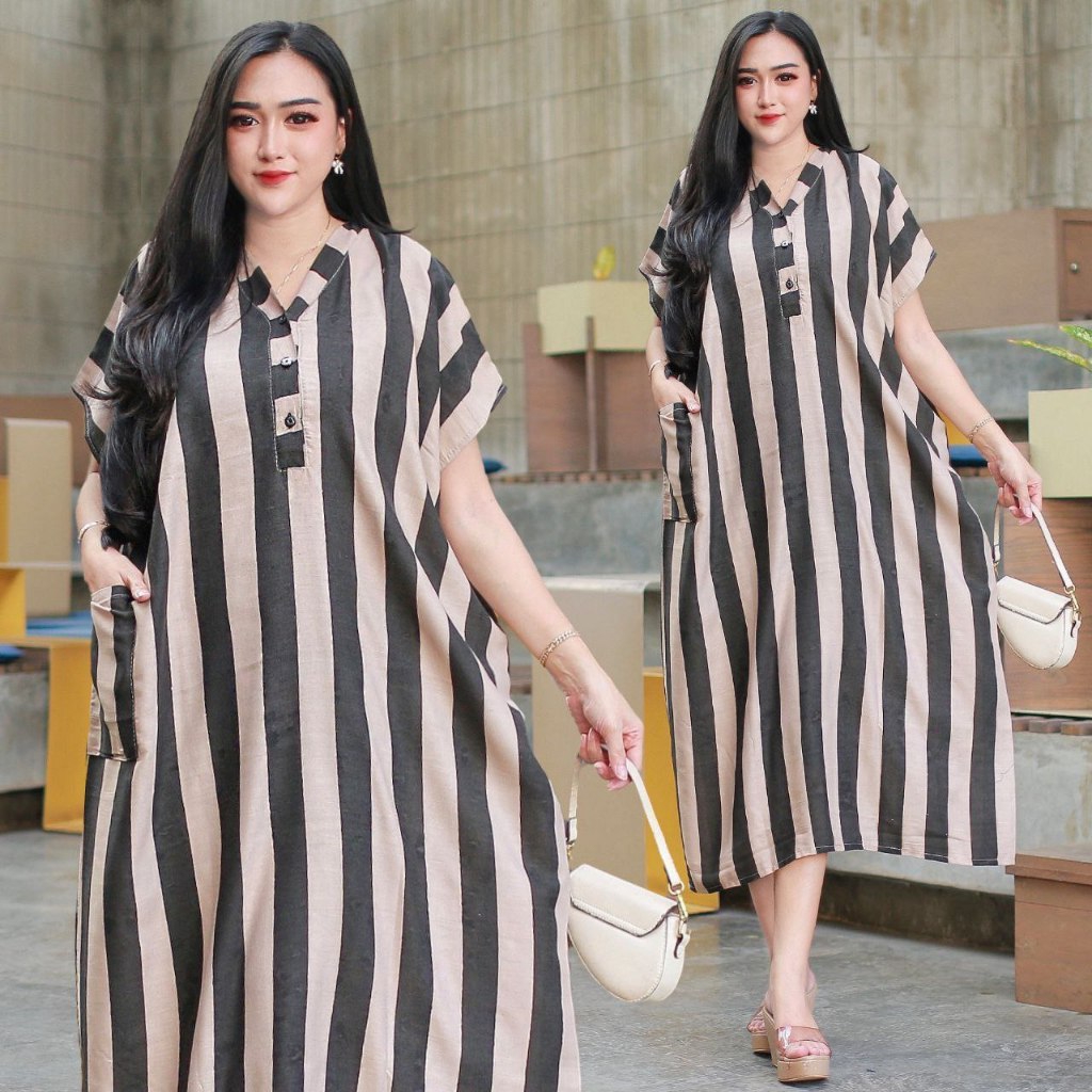 DASTER KIMOSA LOWO JUMBO MOTIF MOCA SALUR SANTUNG HALUS DASTER MODEL KELELAWAR JUMBO BATIK DASTER BA