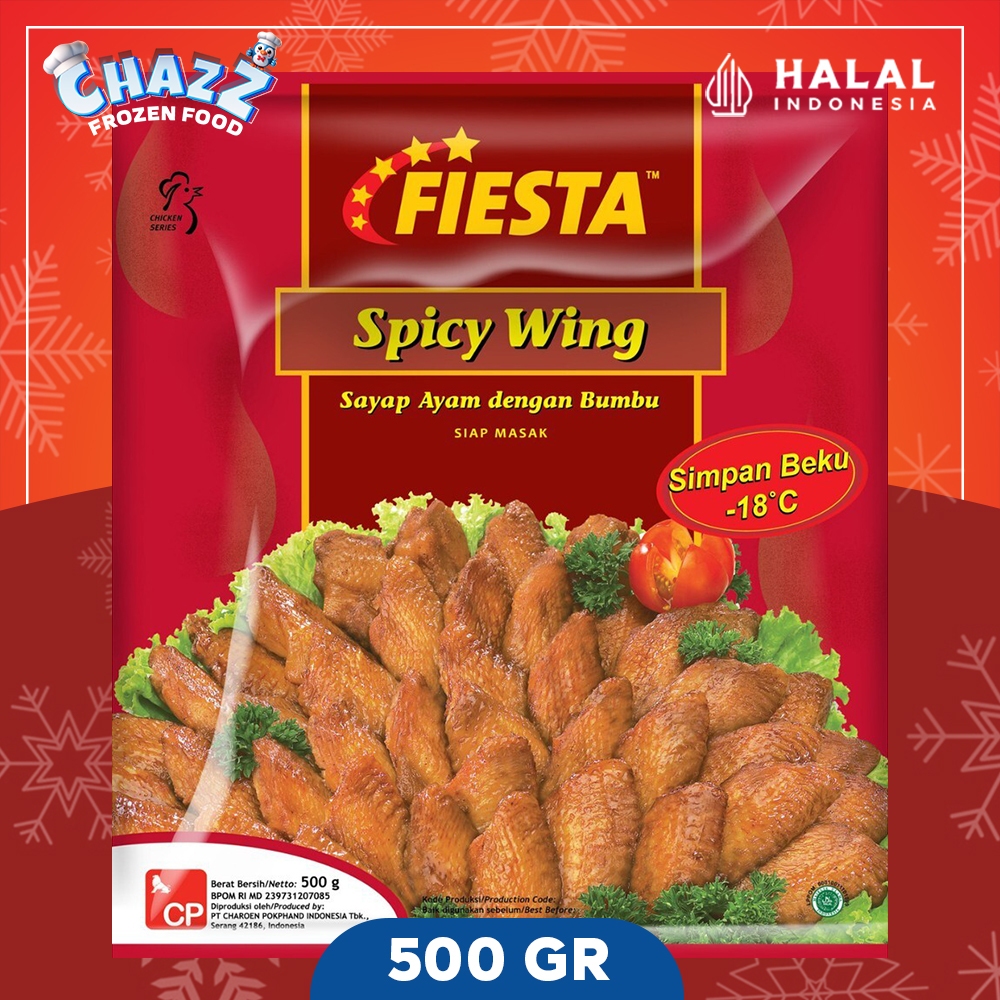 

Fiesta Spicy Wing 500gr Sayap Ayam dengan Bumbu