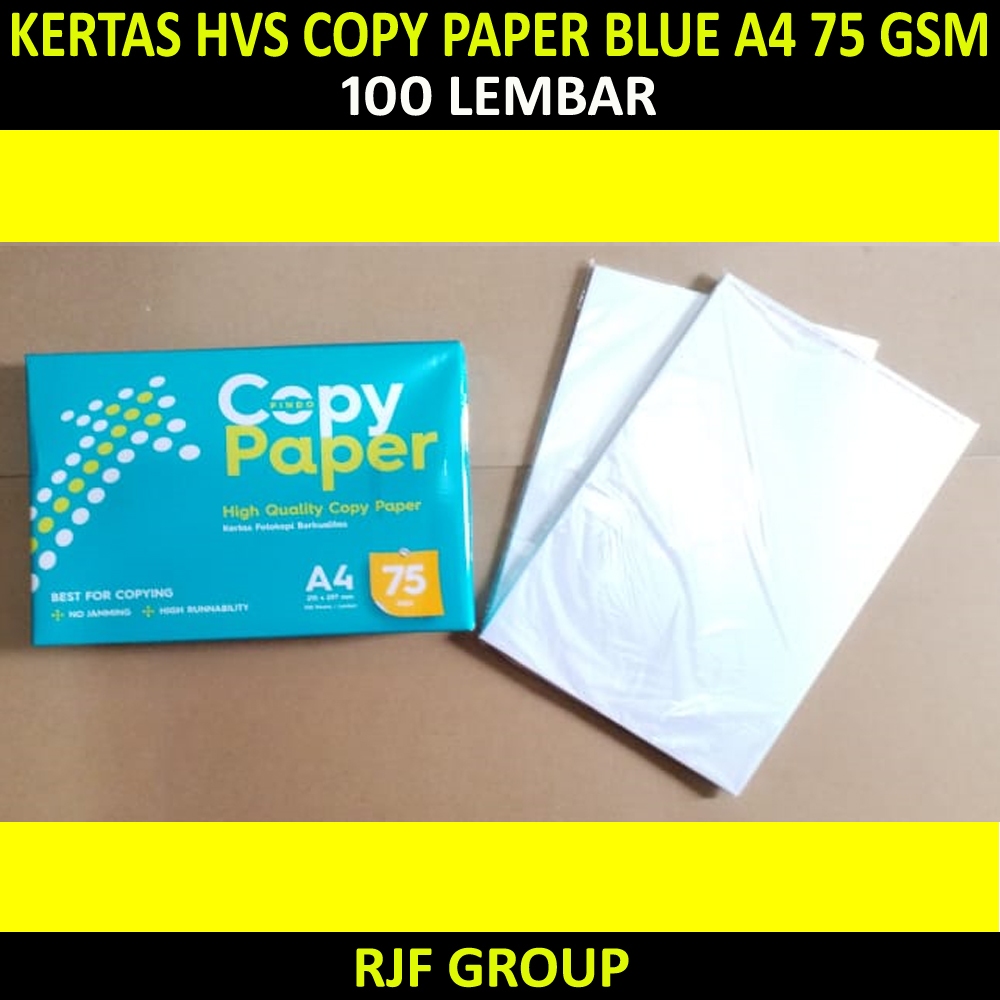 

KERTAS HVS COPY PAPER BLUE FC 75 A4 100 LEMBAR