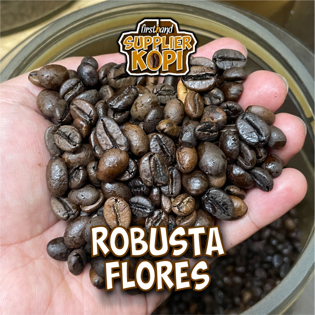 

Biji Kopi Robusta Flores 100gr