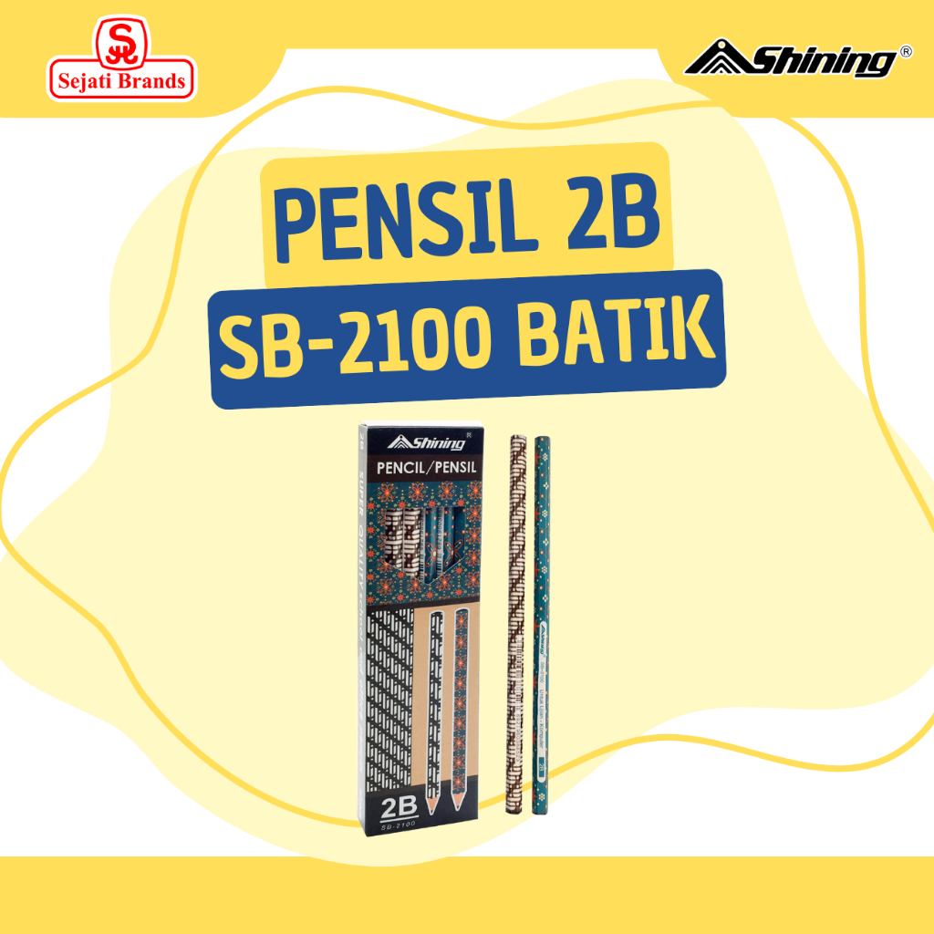 

BUY 1 GET 1 - Shining Pensil 2B Motif Batik SB-2100 ( 24 Pcs )