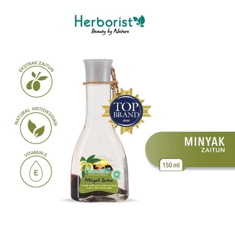 Herborist Minyak Zaitun 150ml /75ml - Minyak Pijat Zaitun Herborist