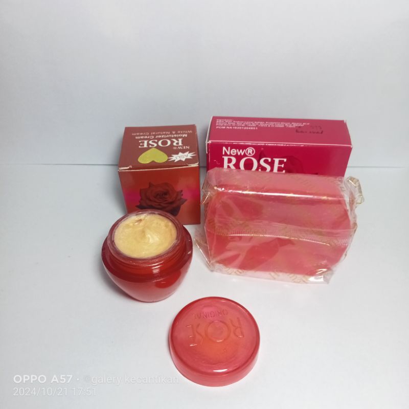[BPOM] Paket Cream Rose & Sabun Rose