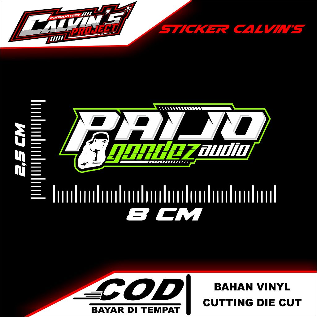

STIKER SOUND SYSTEM PAIJO GONDEZ AUDIO BAHAN VINYL PREMIUM