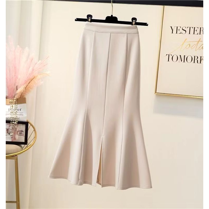 Rok Duyung Scuba - Rok Lunar Mermaid Skirt - Rok Span - Mermaid Skirt - Rok Flare Wanita - Rok Merma