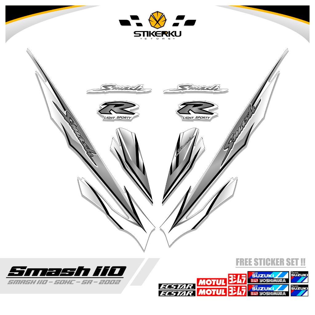 STICKER SMASH 110 R / MTF 15 / STRIPING SMASH 2002 / SETIKER SR / STIKER / STREPING / STIPING / SETR