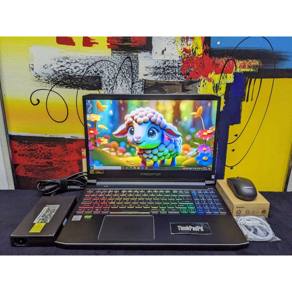 Laptop Gaming Acer Predator Helios 300 Core i7 10750H RAM 16 NVIDIA RTX 2060 RGB Mulus