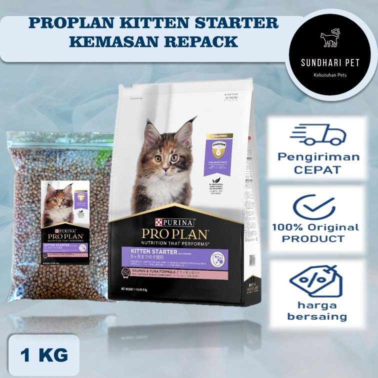 PROPLAN KITTEN STARTER | MAKANAN KUCING PROPLAN KITTEN STARTER KEMASAN REPACK 1KG