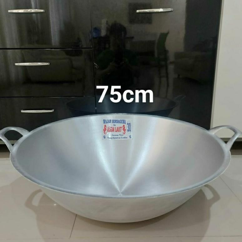 

Kuali Wajan Gorengan Fried Chikcen Ayam Aluminium Super Jumbo 30" 75cm Cekung Tebal Besar