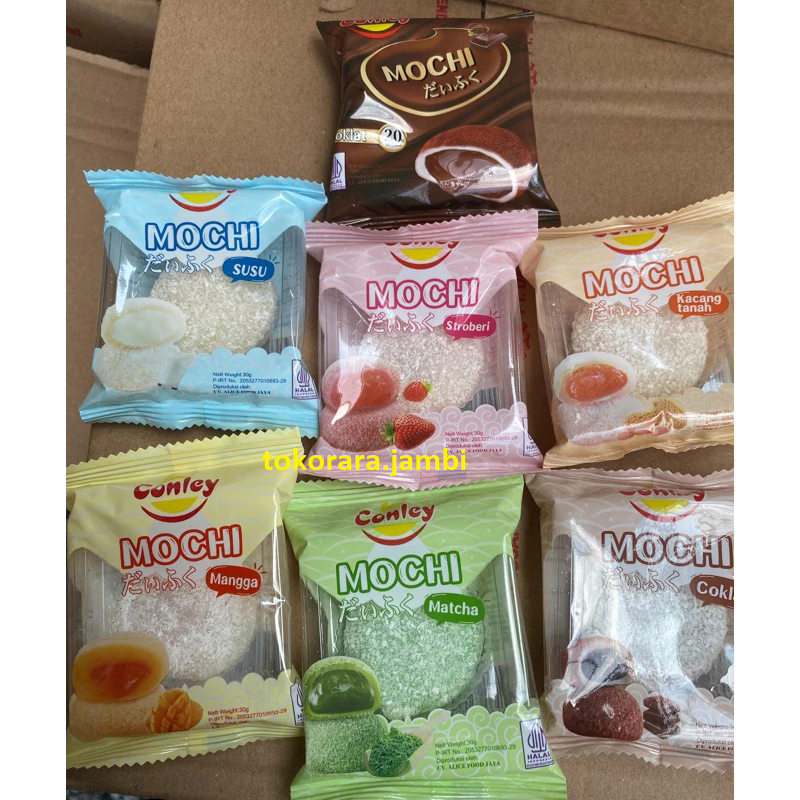 

Mochi viral conley 1 dus paket usaha isi 60pcs/mix 6 rasa -tokorara.jambi