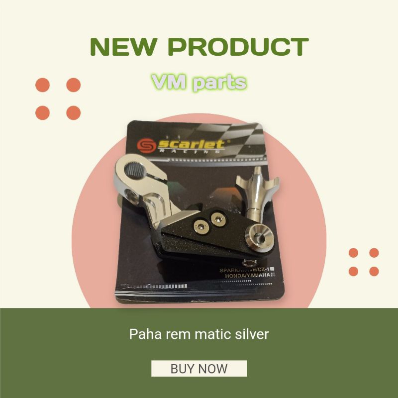 scarlet paha rem belakang all matic vario mio beat scoopy