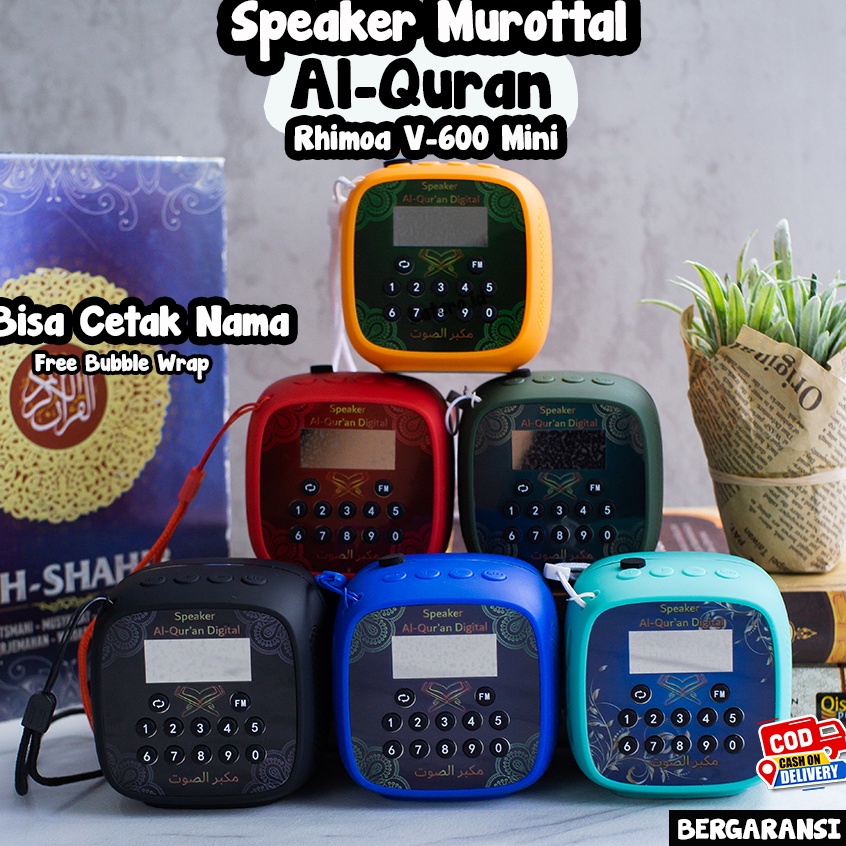 Speaker Murottal Alquran Hafidz 3 Juz Murottal  Bluetooth  Chip 16 Gb Rhimoa ginal
