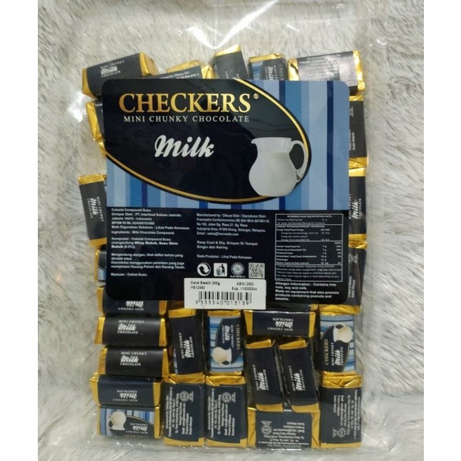 

Chocolate Checkers Mini Chunky Coklat Susu