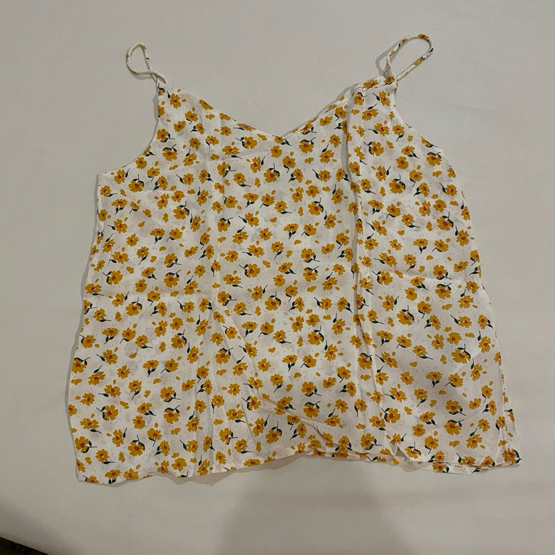 cotton on floral tank top