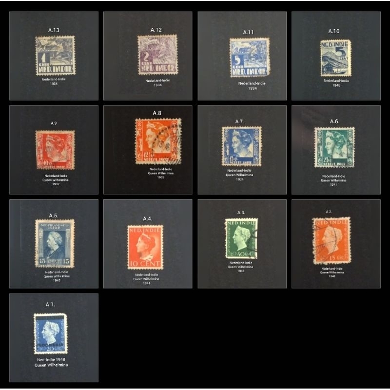 Perangko kuno Nederland-Indie