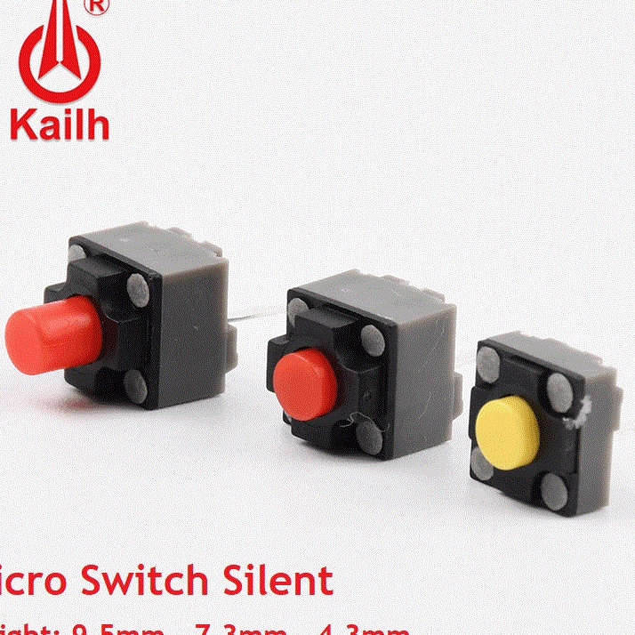 Kailh Silent Micro Switch Mouse  Tombol Klik 2 43mm 73mm 95mm