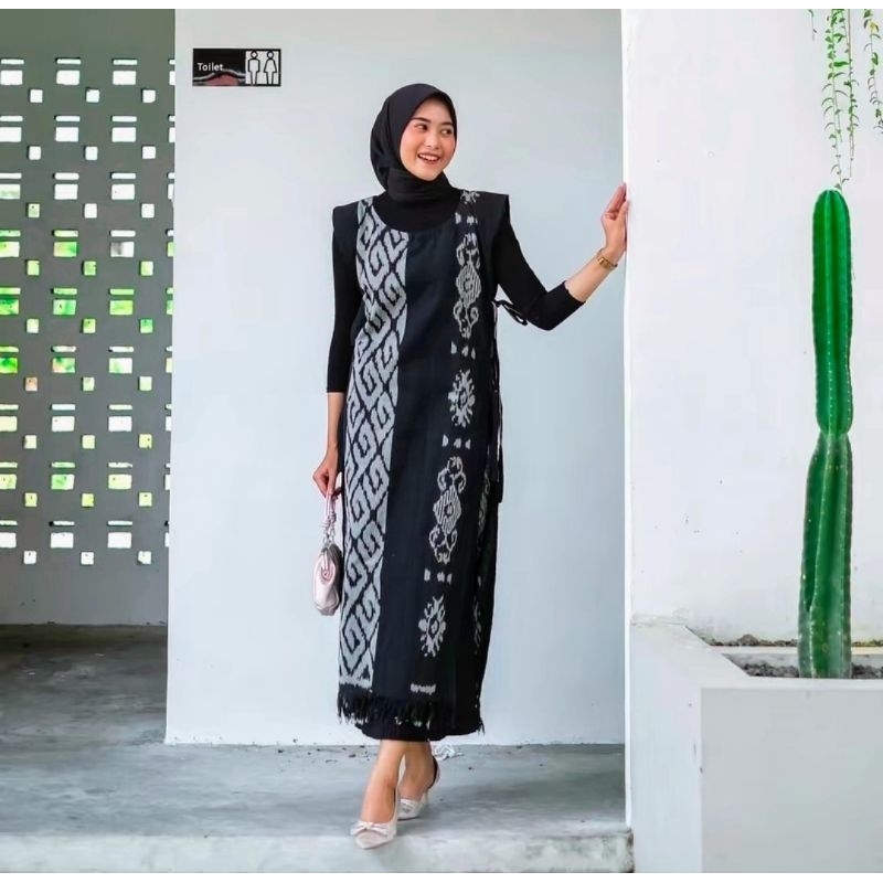 [ READY STOK ] VEST TENUN KALIMANTAN, TENUN ASMAT, TENUN TALIA, TENUN TORAJA, TENUN PAROKI outer